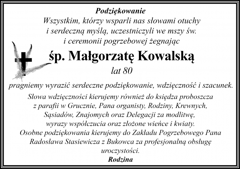 Małgorzata Kowalska