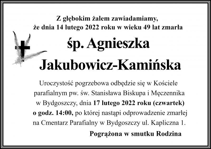 Agnieszka Jakubowicz-Kamińska