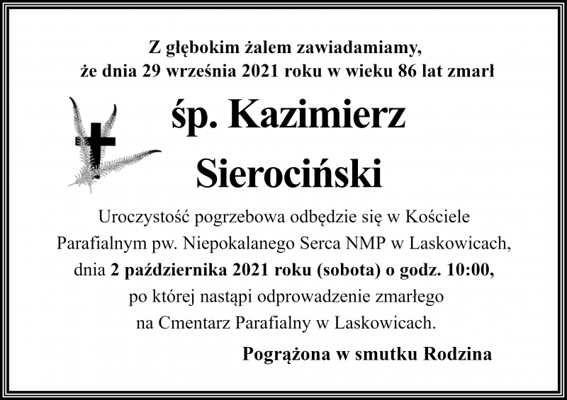 Kazimierz  Sierociński