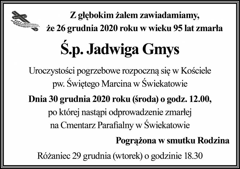 Jadwiga  Gmys