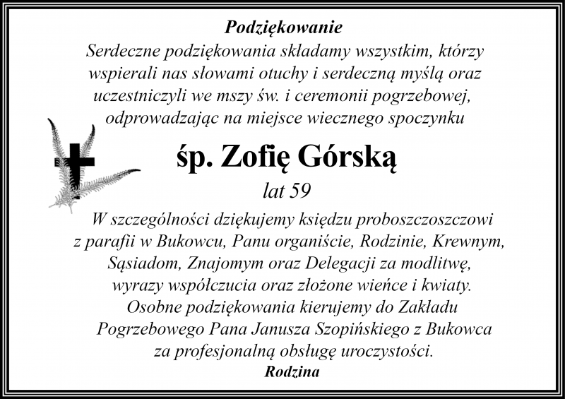 Zofia Górska