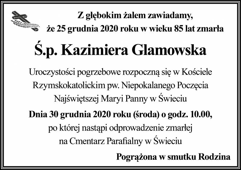 Kazimiera Glamowska