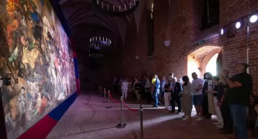 Kopia obrazu Bitwy pod Grunwaldem. W Świeciu odbyło się otwarcie wystawy [ZDJĘCIA]