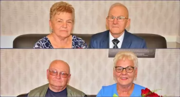Związani węzłem małżeńskim od 50 lat. Dwie pary świętowały piękny jubileusz