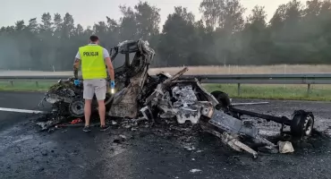 Koszmarny karambol na autostradzie A1 w woj. pomorskim. Jedna osoba nie żyje