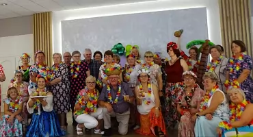 Hawajskie klimaty. Tak bawią się seniorzy z gminy Bukowiec