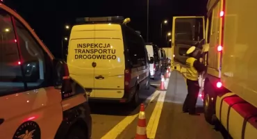 Nocne kontrole ITD. Manipulowano tachografami