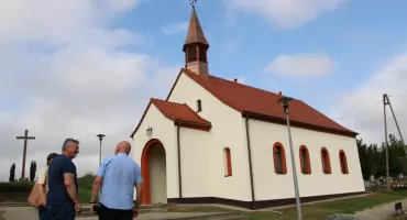 Kaplica w Drzycimiu po remoncie. Przysłużyły się środki z rządowego programu