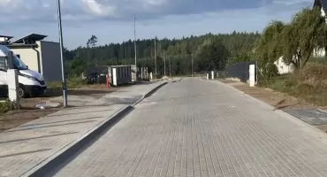 Inwestycja drogowa w Osiu zakończona. Zadanie pochłonęło 3 mln 330 tys. zł