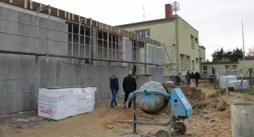 Trwa rozbudowa szkoły w Gródku. Zobaczcie zdjęcia z inwestycji [FOTO]