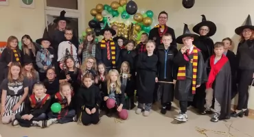 To był prawdziwy wieczór magii. Dzieci przeniosły się na peron do Hogwartu