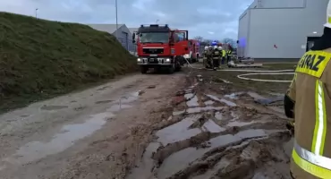 Silne zadymienie w zakładach mięsnych. Konieczna była ewakuacja pracowników