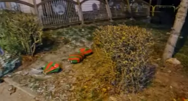 Świąteczna dekoracja zniszczona. Wandale po raz kolejny w akcji