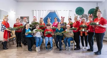 Wyjątkowe warsztaty świąteczne w Wiągu. Była to okazja do integracji i kształtowania lokalnych więzi
