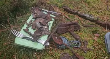 Odkryto pozostałości po obozowisku partyzanckim z czasów II wojny światowej. Niesamowita historia [WIDEO]