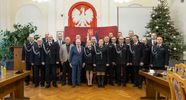 Wigilijne spotkanie OSP Gminy Świecie. Były podziękowania i życzenia [ZDJĘCIA]