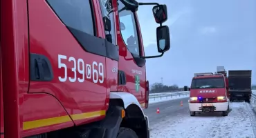 Kolizja na S5. Zderzenie dwóch samochodów