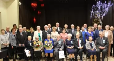 Złote, Diamentowe i Żelazne Gody. Wyjątkowe spotkanie małżeństw z terenu gminy Osie [ZDJĘCIA]