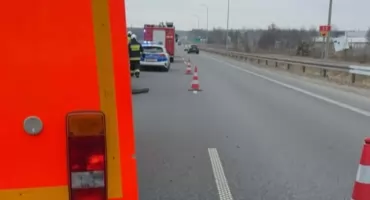 Wypadek na S5. Jedna osoba poszkodowana [AKTUALIZACJA]