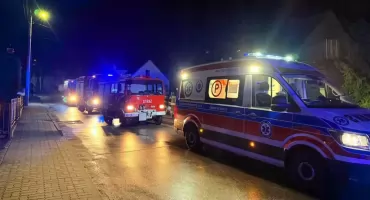 Interwencja straży pożarnej w Osiu. Na miejsce skierowano cztery zastępy straży