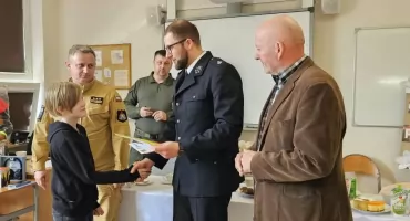 Młodzież zapobiega pożarom. Etap gminny rozstrzygnięty