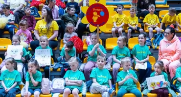 Mistrzostwa Przedszkoli za nami. Najmłodsi rywalizowali w świeckiej hali [ZDJĘCIA]
