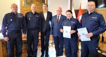 Zmiany kadrowe w komisariacie policji w Nowem