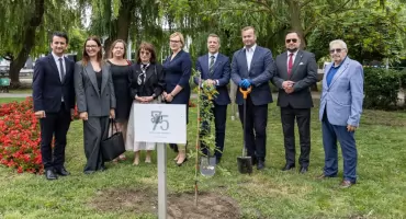 Posadzili jubileuszowy dąb. Ma pozostać trwałą pamiątką