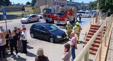 Ewakuacja Urzędu Gminy w Warlubiu. Przeprowadzono ćwiczenia